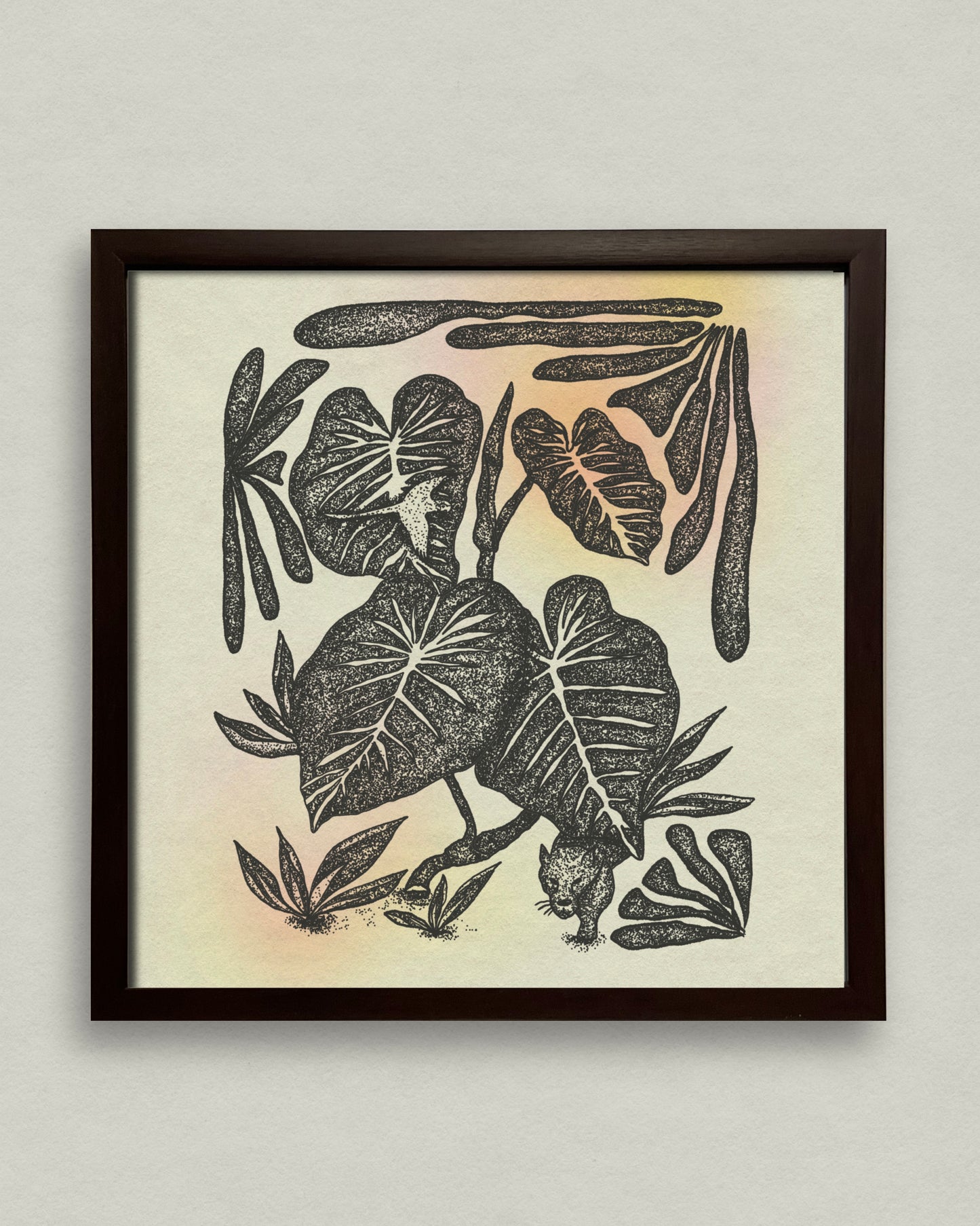 Jungle Nights 12x12 Framed Print