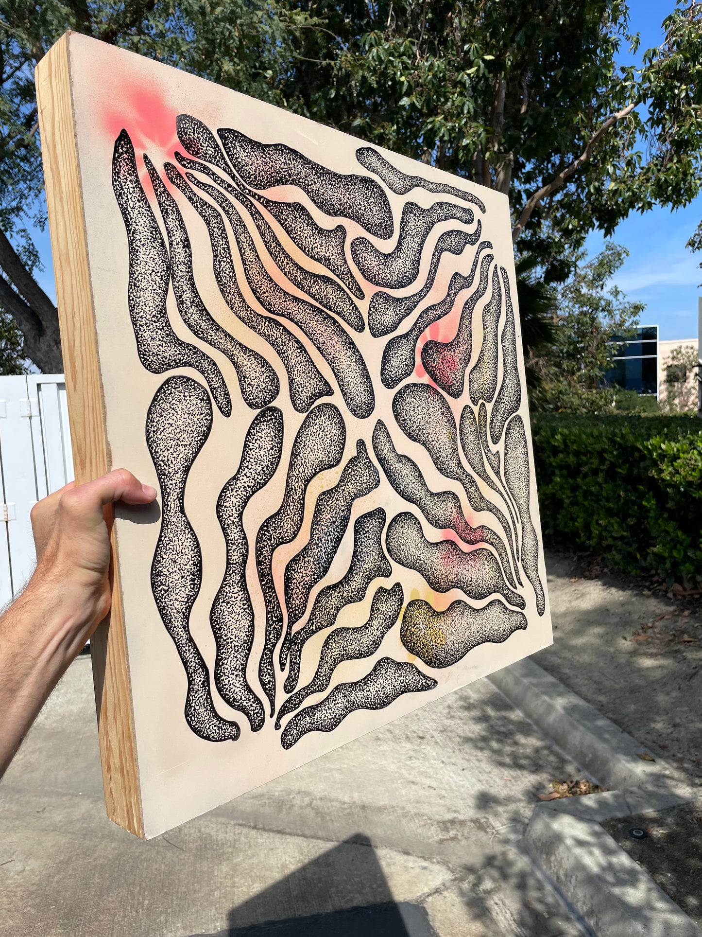 Four Souls of the Sun - Painted Wood Canvas