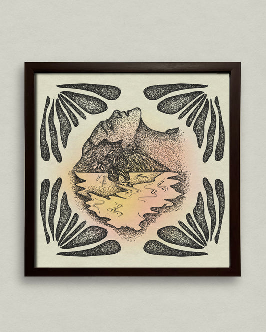 Relax and Reflect 12x12 Framed Print