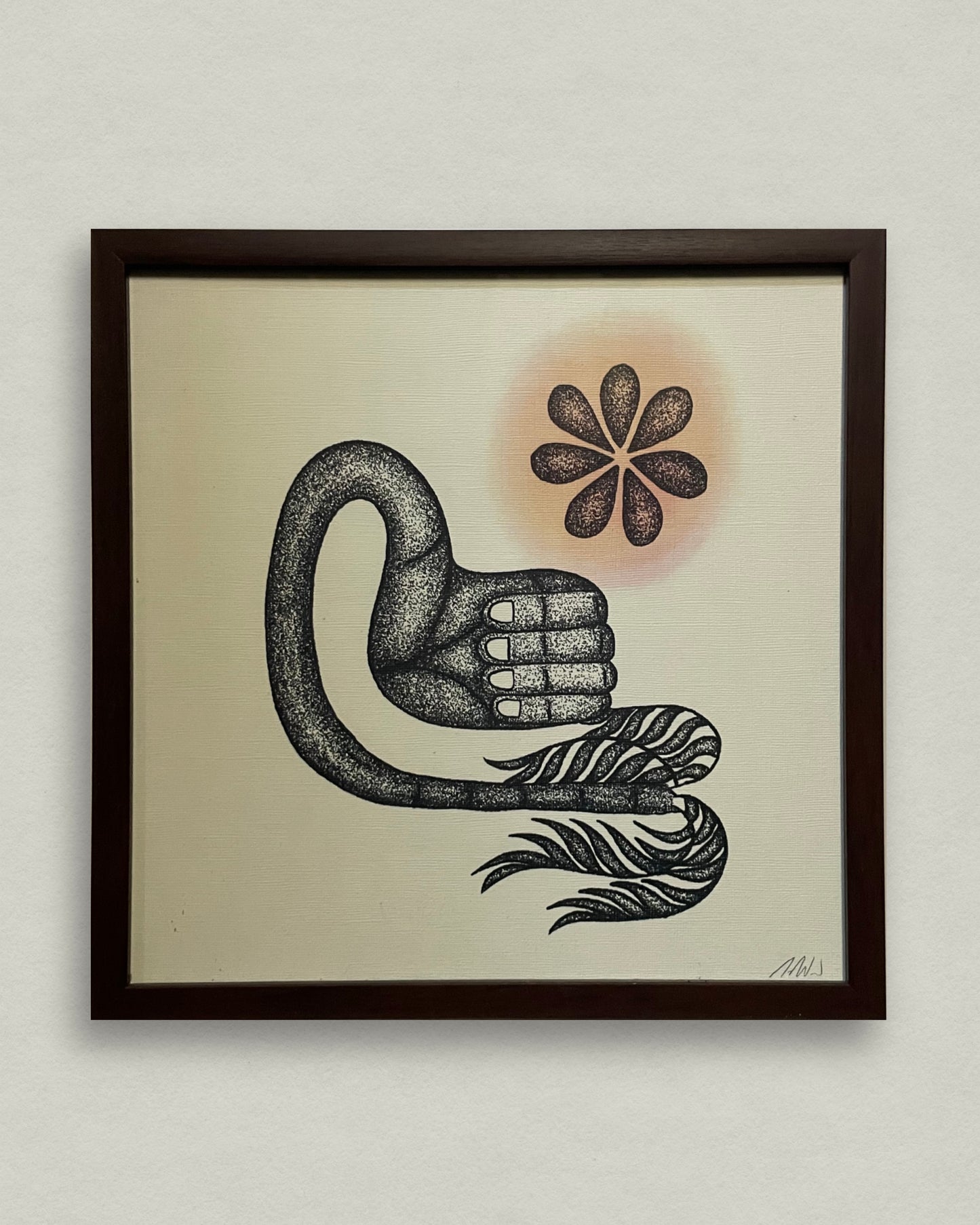 Thumbs Up and Around 12x12 Framed Print