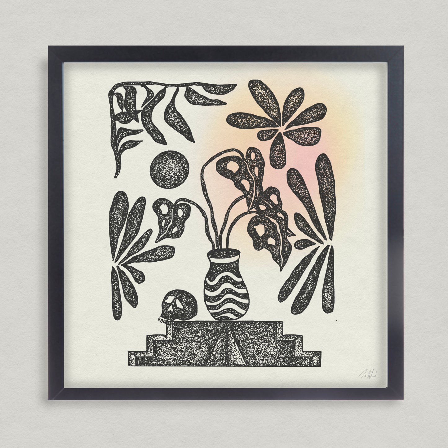 Botaniskulls Framed Print